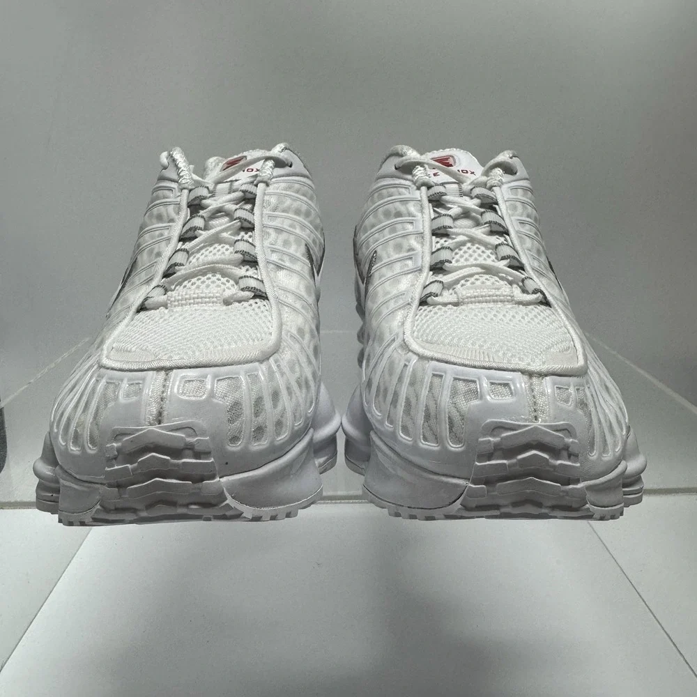 Brand New Nike Shox TL White Silver AV3595-100 Men's Size 8 / Women's Size 9.5